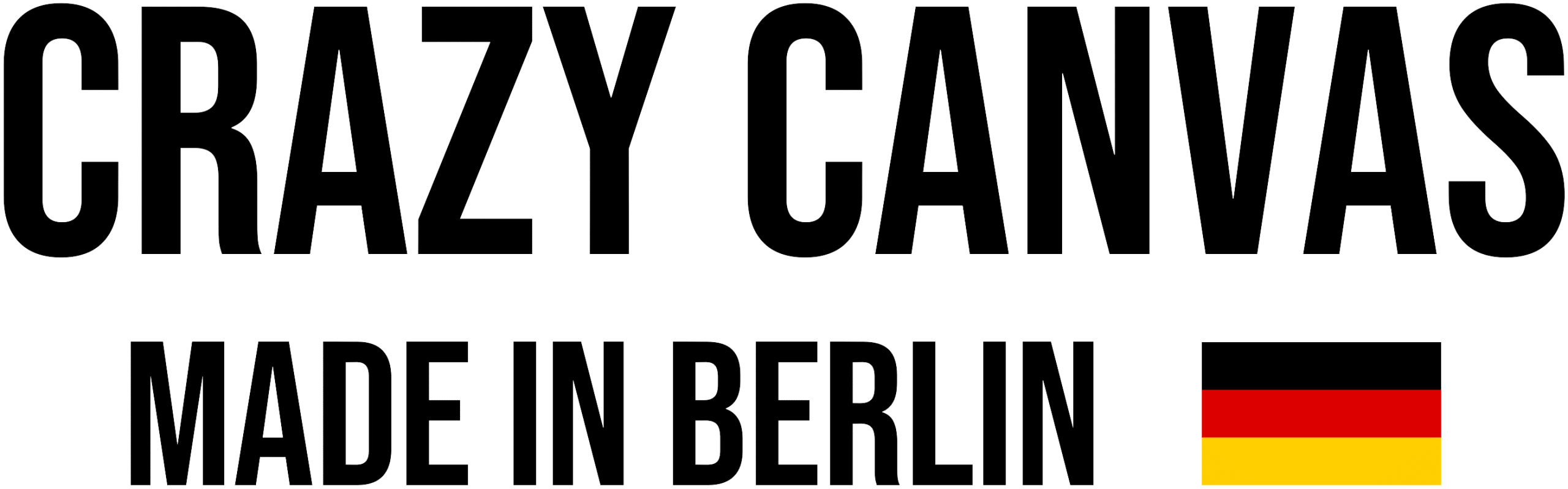 Logo Crazy Canvas Made in Berlin